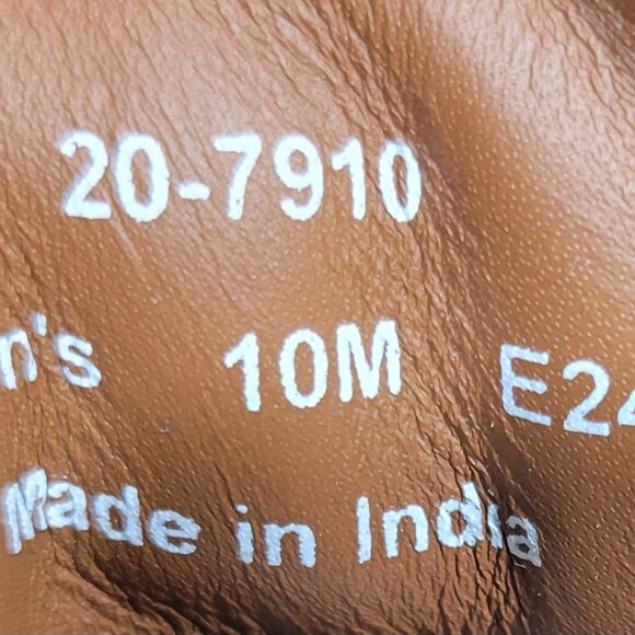 Johnston & Murphy Upton Lug Plain Toe Size US10 Light Tan Oiled Full Grain Boots - Picture 11 of 11